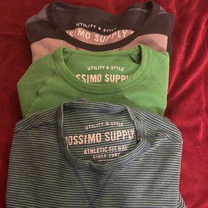 3 pack Mossimo Athletic Fit Long sleeve shirts